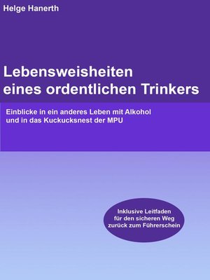 cover image of Lebensweisheiten eines ordentlichen Trinkers